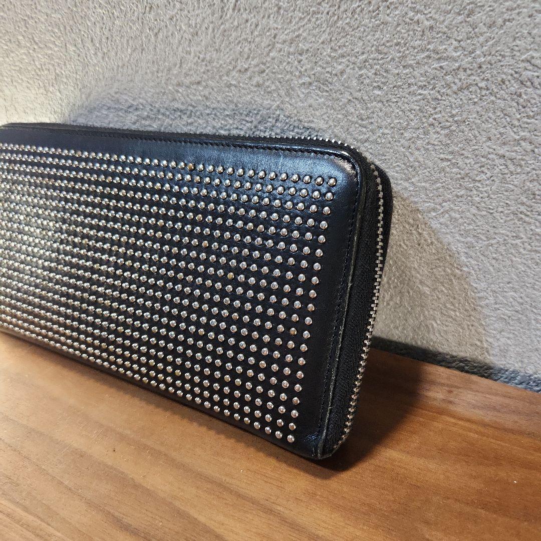 SAINT LAURENT スタッズ付き長財布