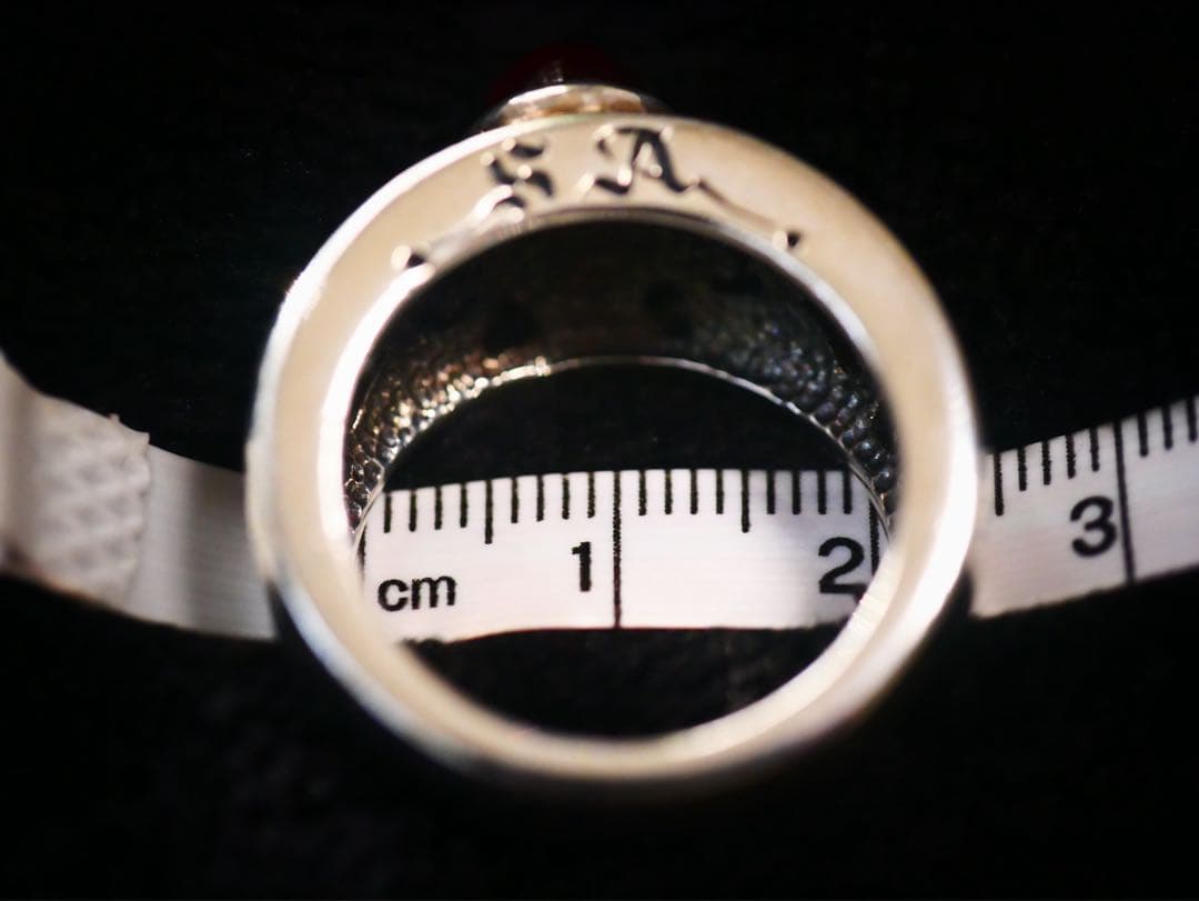 （赤）✨極美品✨archive シルバー925 リング 24~25号？