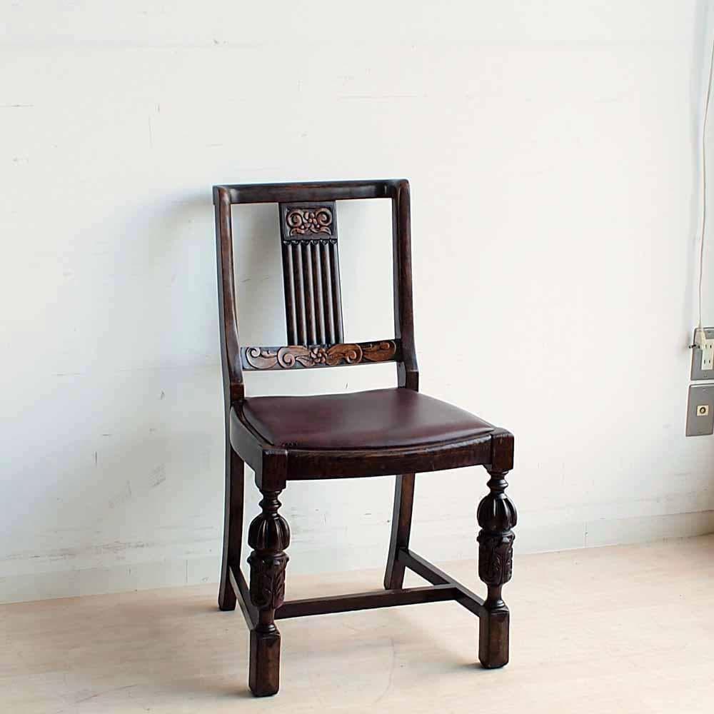 ミッキー様 バルボスレッグ オーク材 チェア C ZR24226