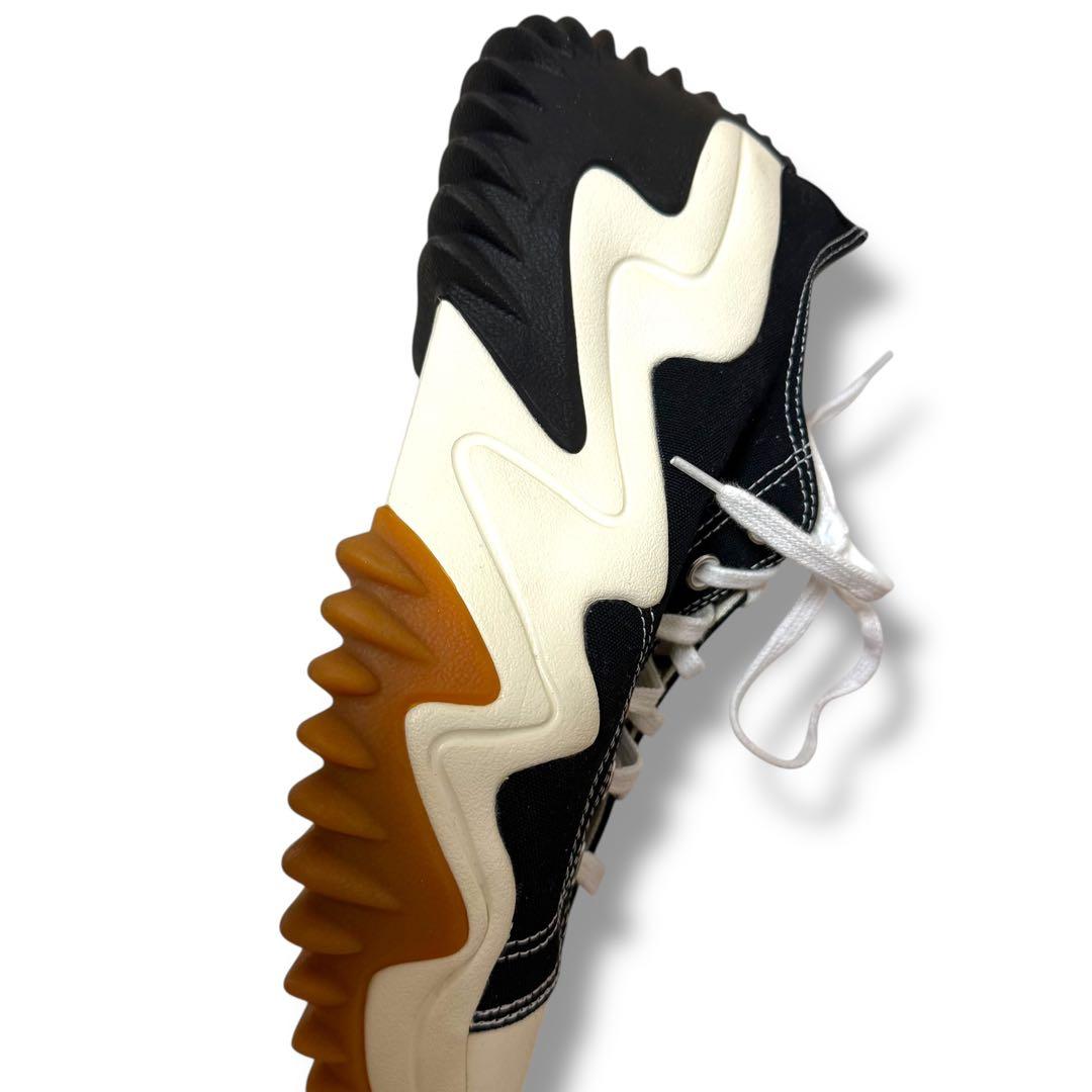 【ほぼ新品】韓国　コンバース ランスター モーション OX 28cm 黒 厚底