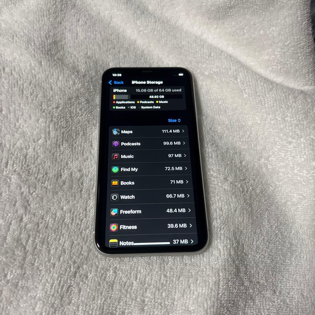 iPhone XR 64GB ホワイト Apple