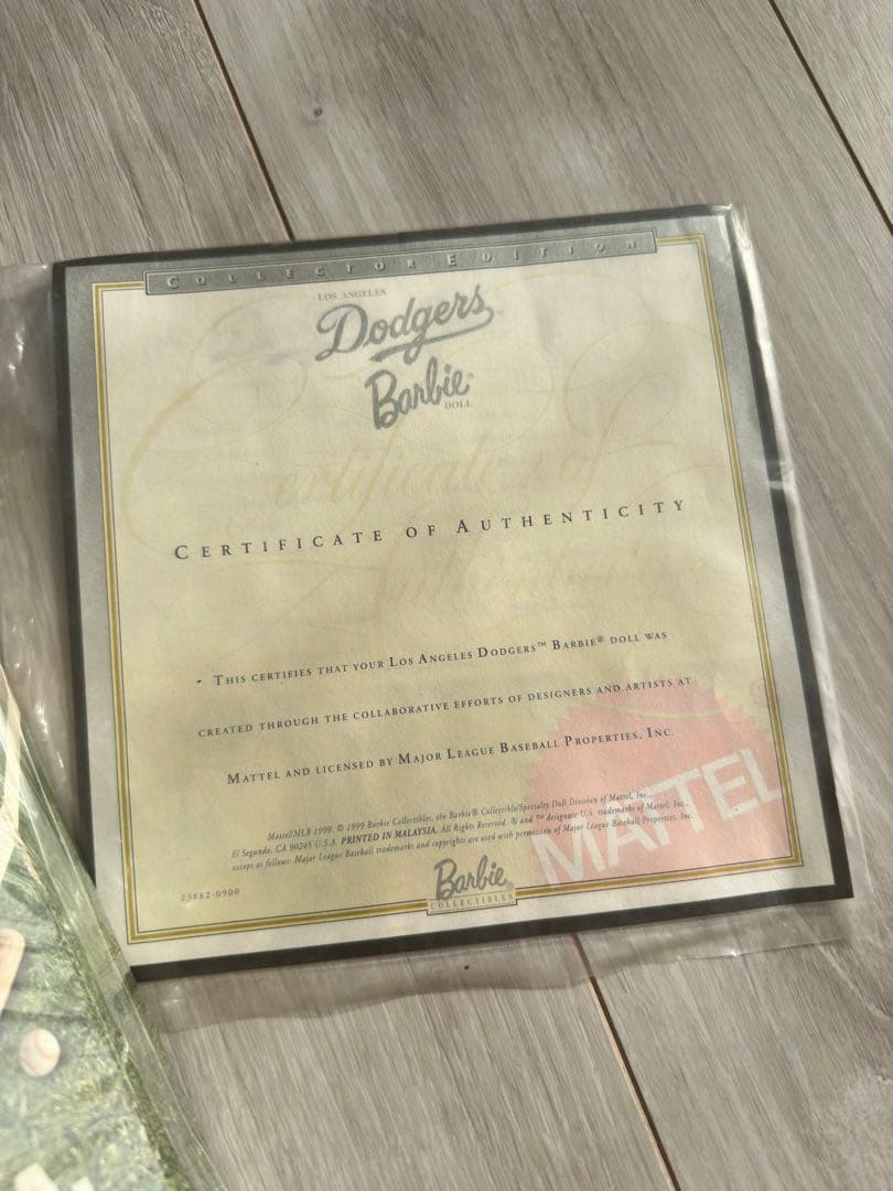 1999年ドジャース ヴィンテージ Barbieバービーdodgers大谷翔平