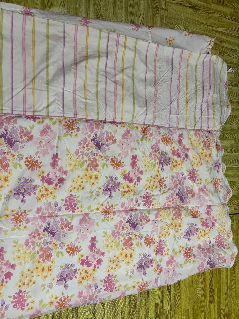 ローラアシュレイ　アメリ　花柄ベッドカバー　ダブル