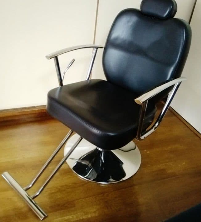 【美容室用・業務用】回転椅子ヘッドレスト付き