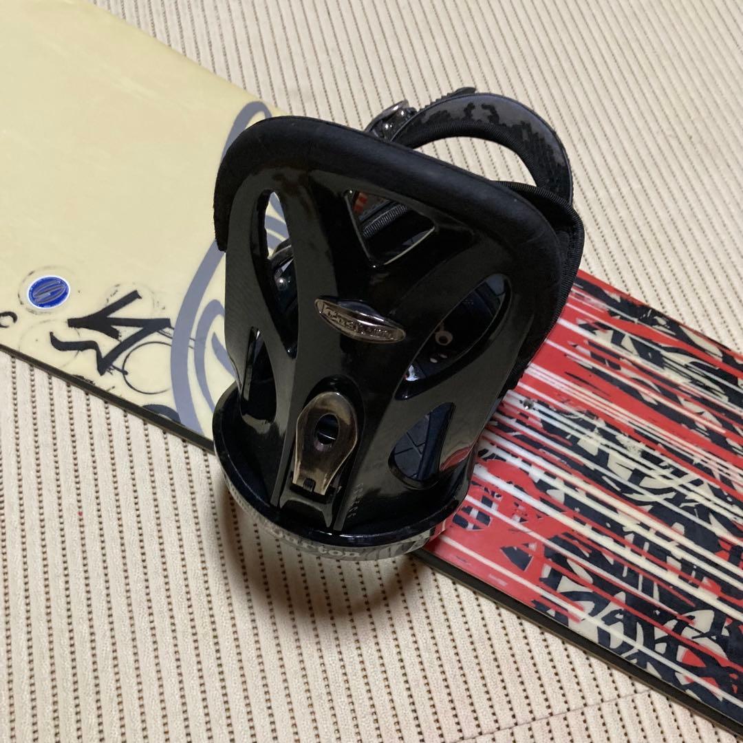 Burton　BLUNT 155cm　キャンバー　＆　custom　MLサイズ