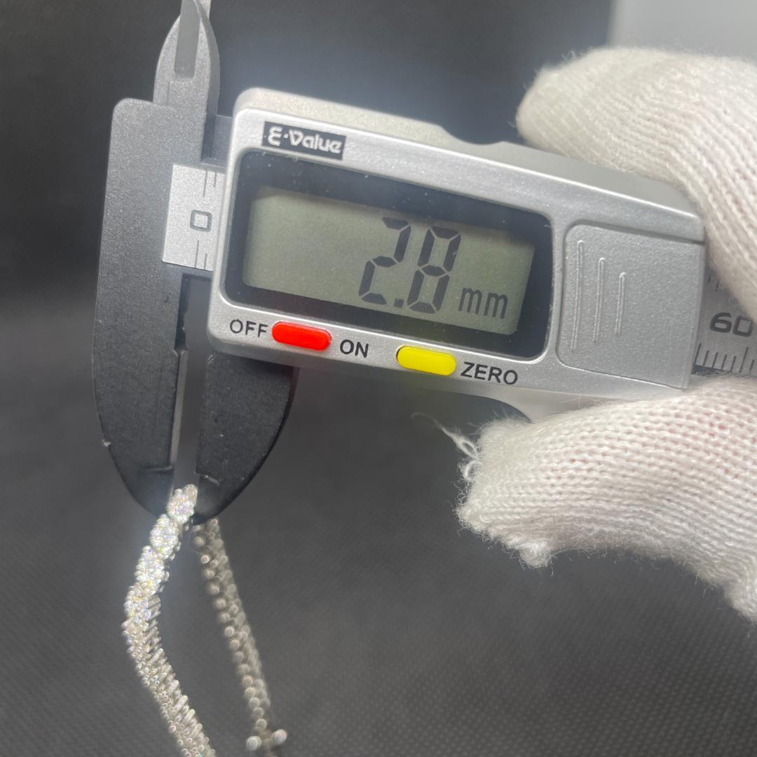 モアサナイト ブレスレット ロンバス17cm　【Ron17】