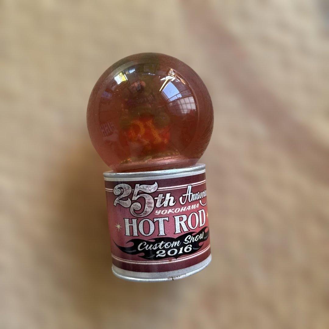 「YOKOHAMA HOT ROD カスタムショー　ラットフィンク スノードーム