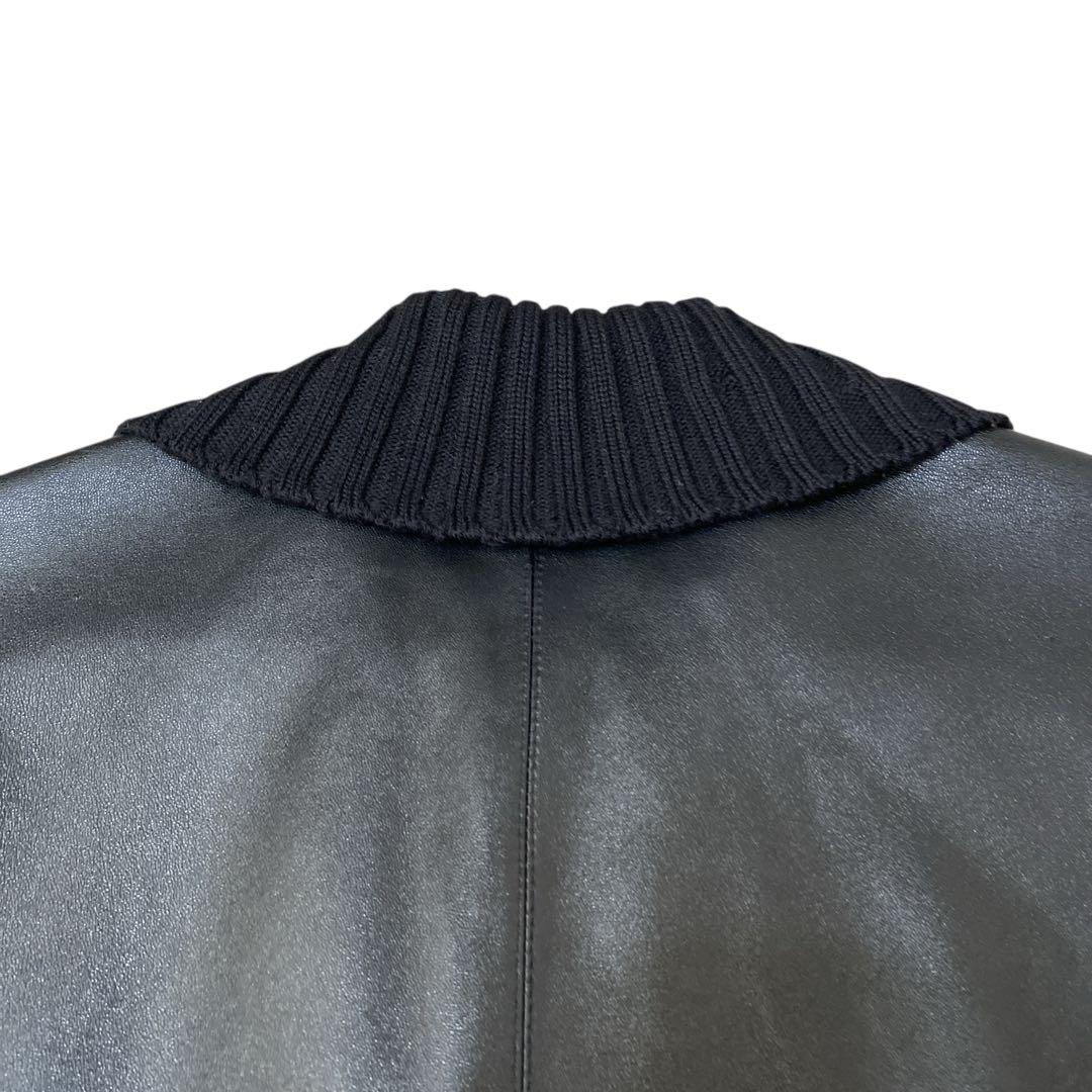 ジャケット・アウター Salvatore Ferragamo leather jacket 42