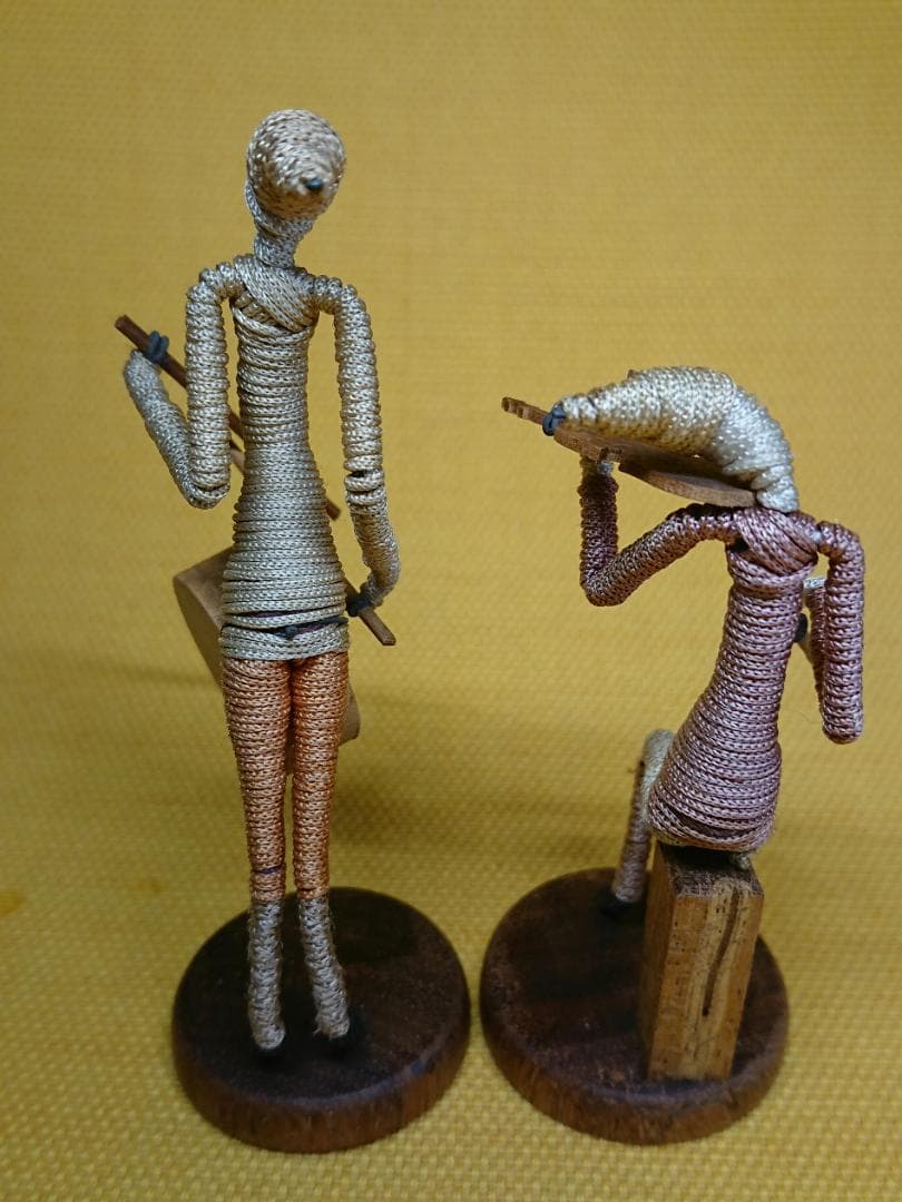 ビンテージ　ヨーロッパ　人形　置物　インテリア　工芸品　美術品　A1104