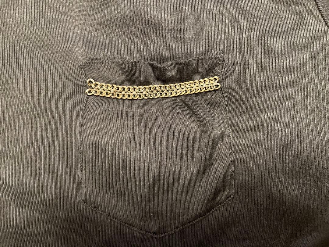 サンローラン　SAINT LAURENT　シルク　Tシャツ　トップス　エディ期