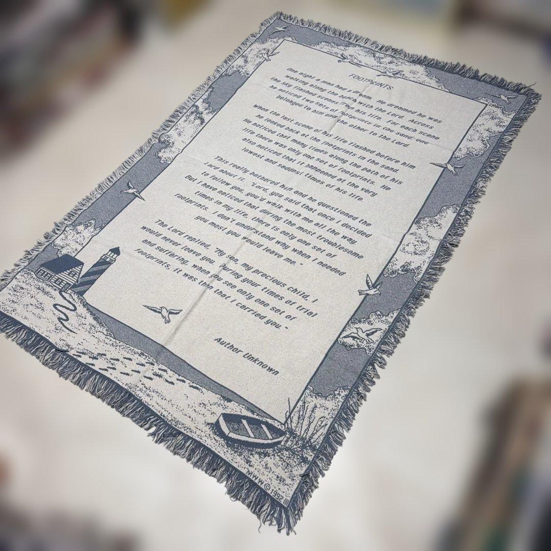 詩　マルチカバー　ソファカバー　ヴィンテージラグ　175x118