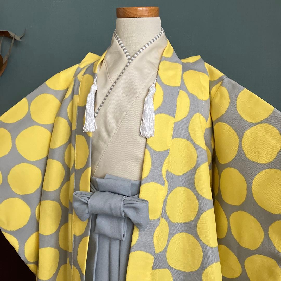 【再販 各サイズ1着】着物と袴　男の子　100-110㎝