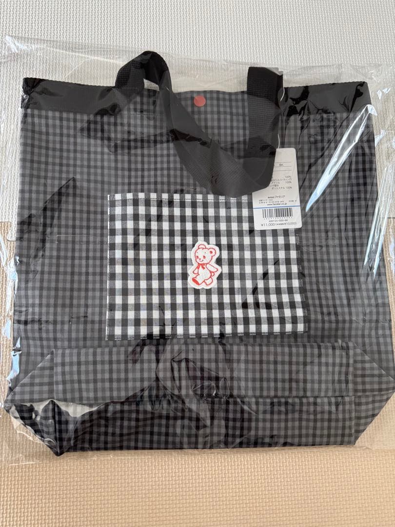 ⭐️お値下げ不可⭐️familiar⭐️ギンガムチェック トート⭐️みらい百貨店限定⭐️