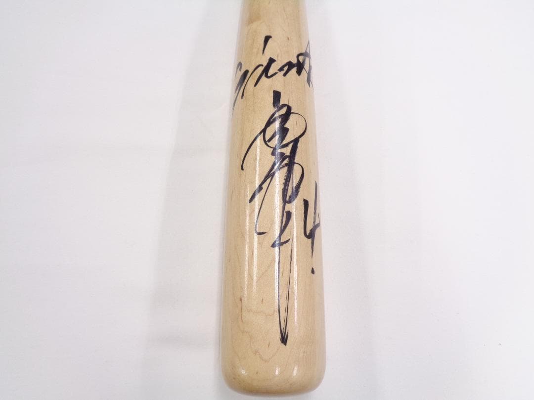 ゆ*ー様 巨人☆高橋由伸選手☆　サイン入り実使用バット