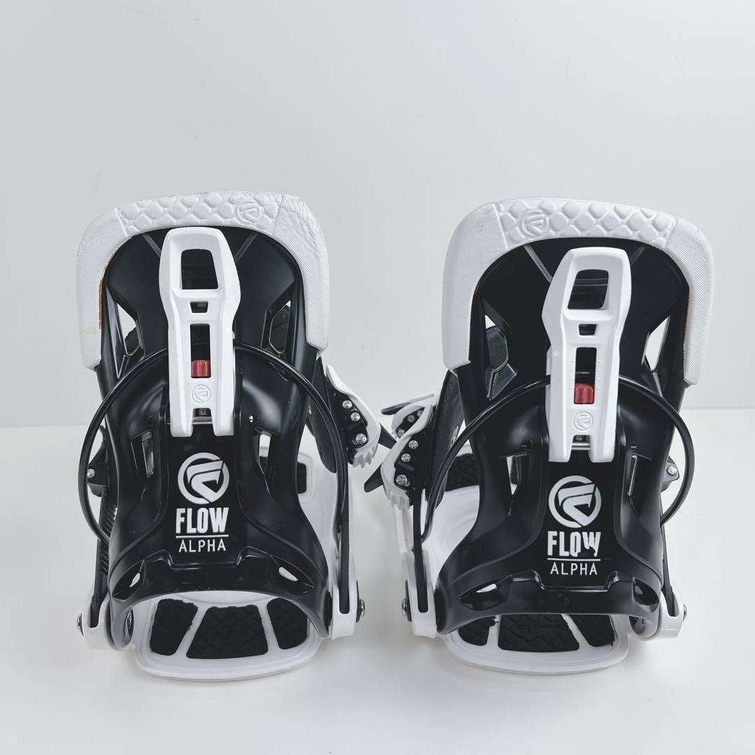 FLOW フロー スノーボード ビンディング ALPHA LG-Lホワイト