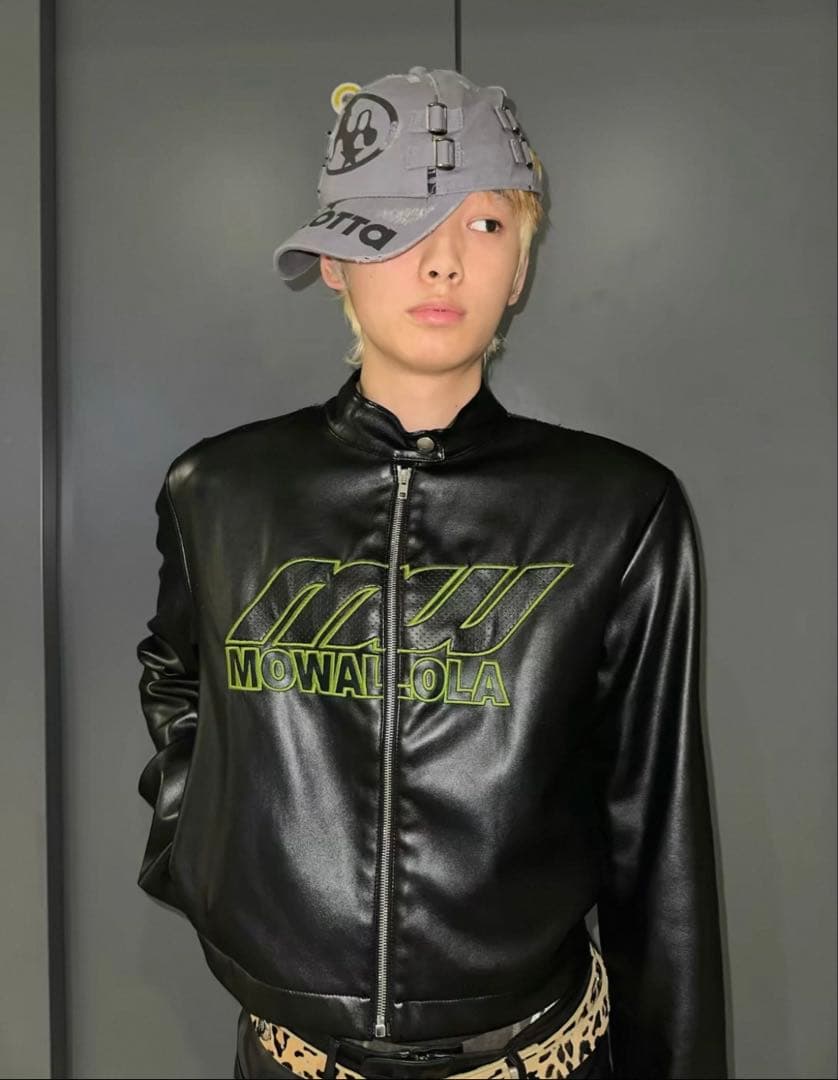 Y*U様 MOWALOLA レザージャケット　バイカージャケット　23ss op