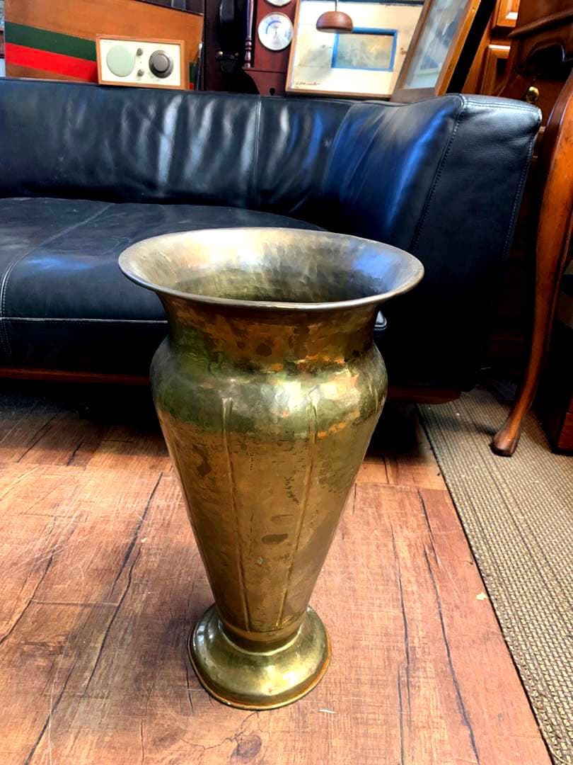 ヴィンテージ真鍮フラワーベース