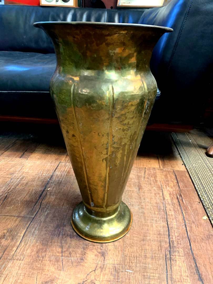 ヴィンテージ真鍮フラワーベース