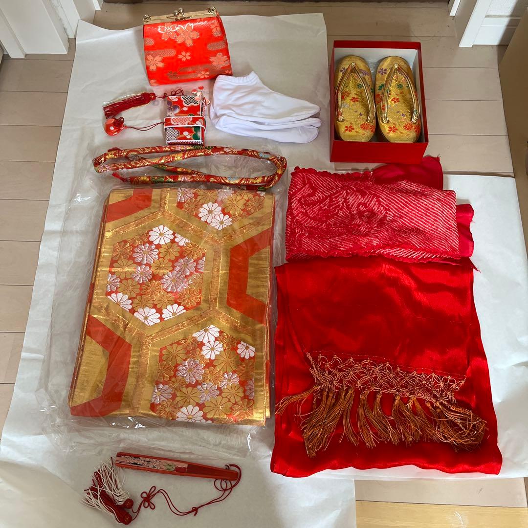 七五三　７歳　着物セット