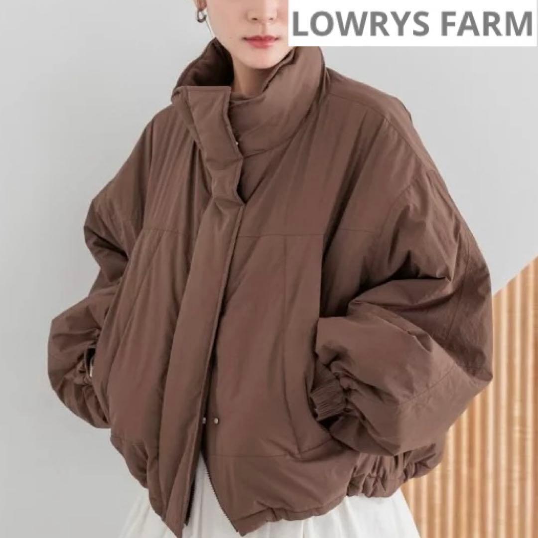 LOWRYS FARM モンスターショートコート ブラウン