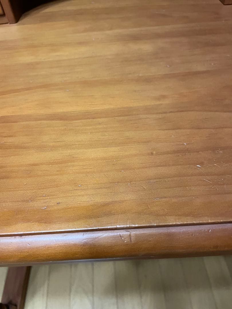 木製クラシックデスク 収納付き