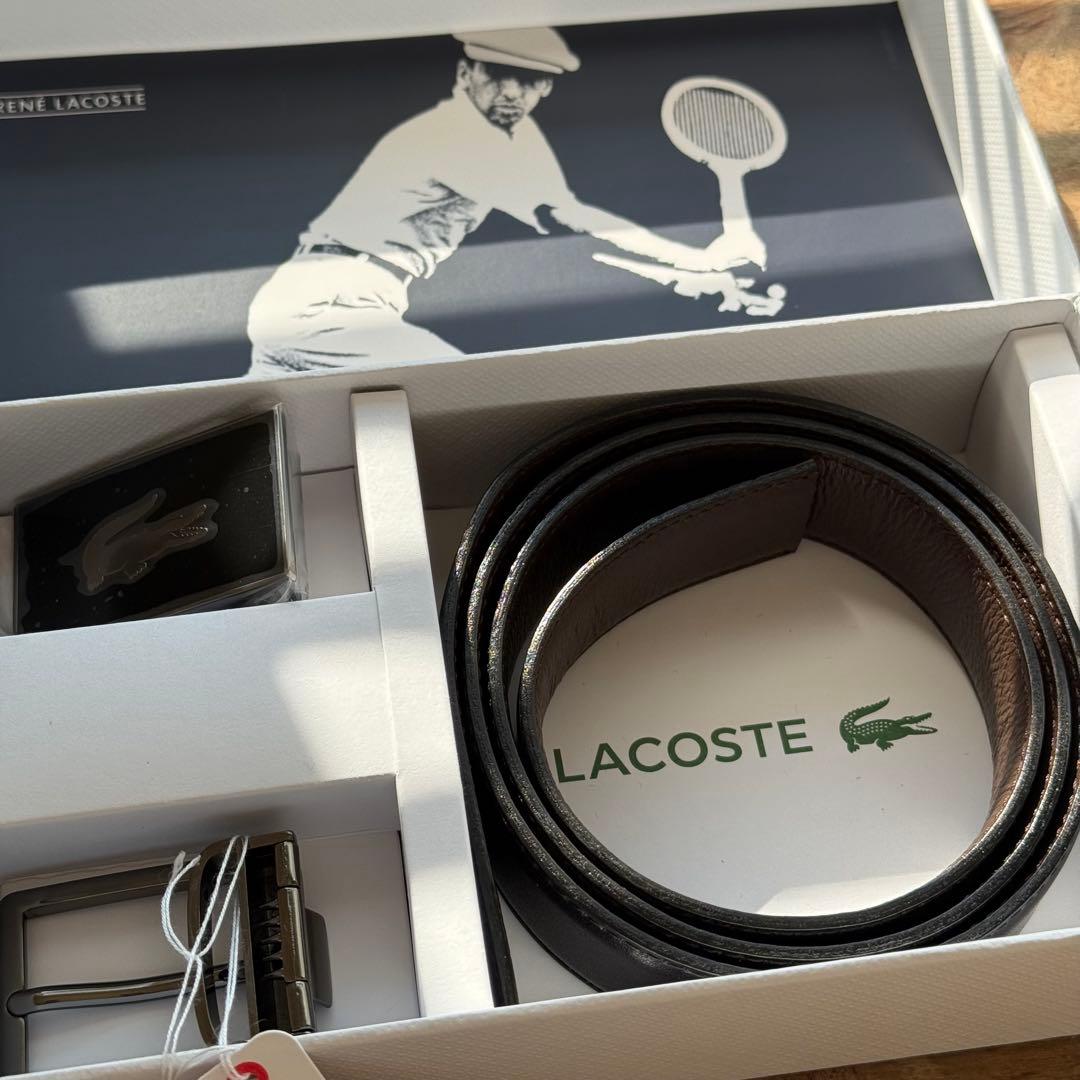 【新品未使用】⧫ LACOSTE LB97310 リバーシブルベルト