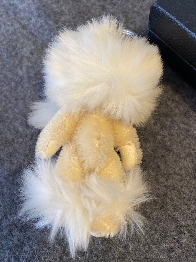 プラダ PRADA プードル バッグチャーム キーホルダー フェイクファー