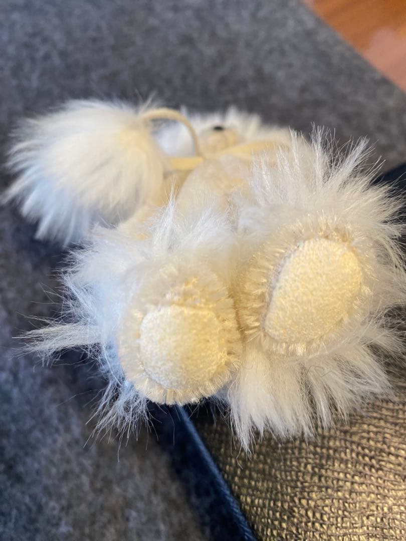 プラダ PRADA プードル バッグチャーム キーホルダー フェイクファー