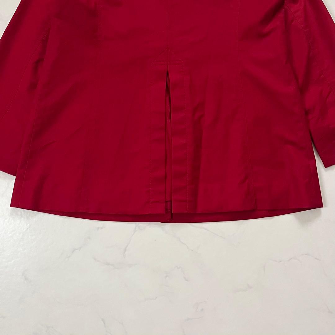 バーバリーロンドン ステンカラーコート　2WAY ライナー付　赤　11号