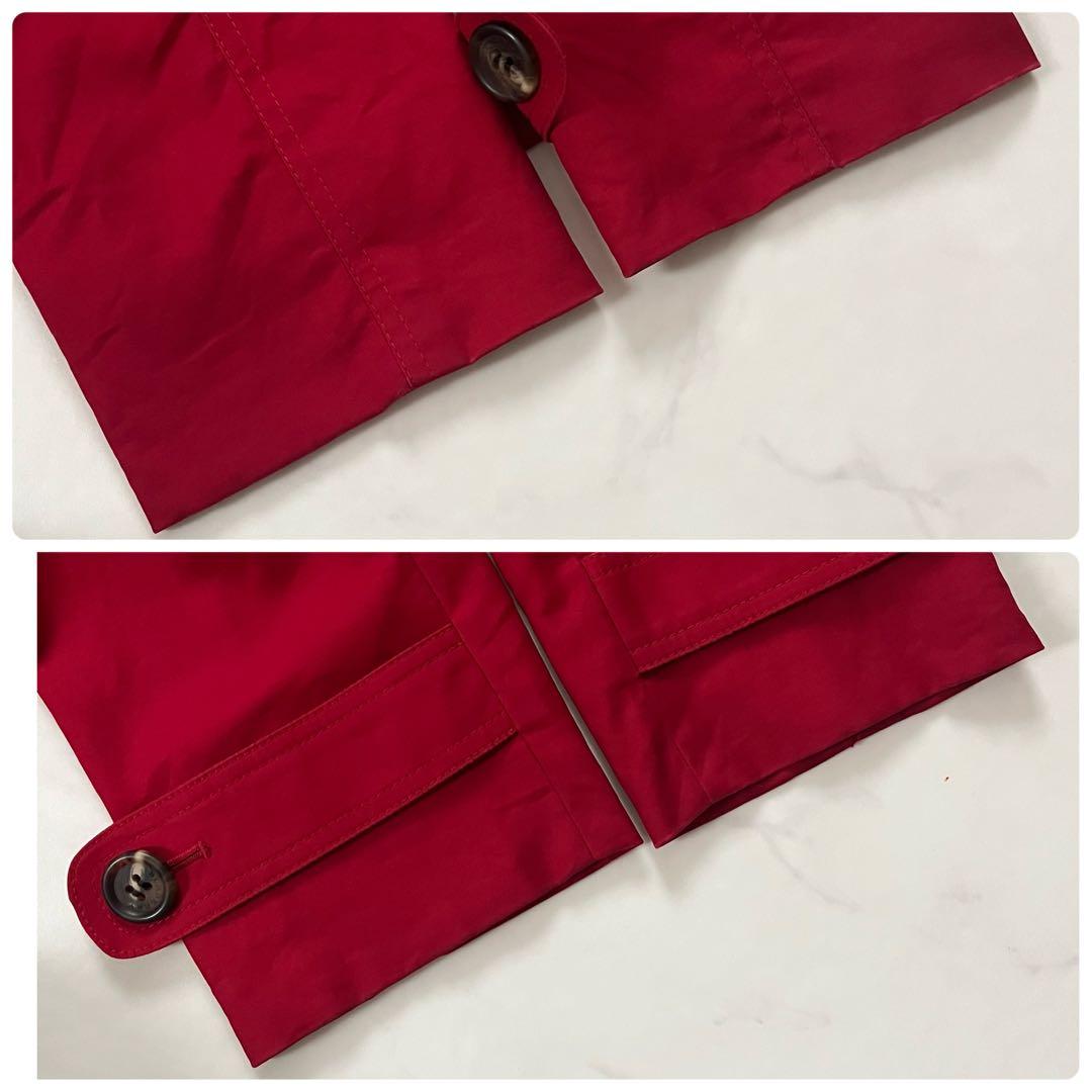 バーバリーロンドン ステンカラーコート　2WAY ライナー付　赤　11号