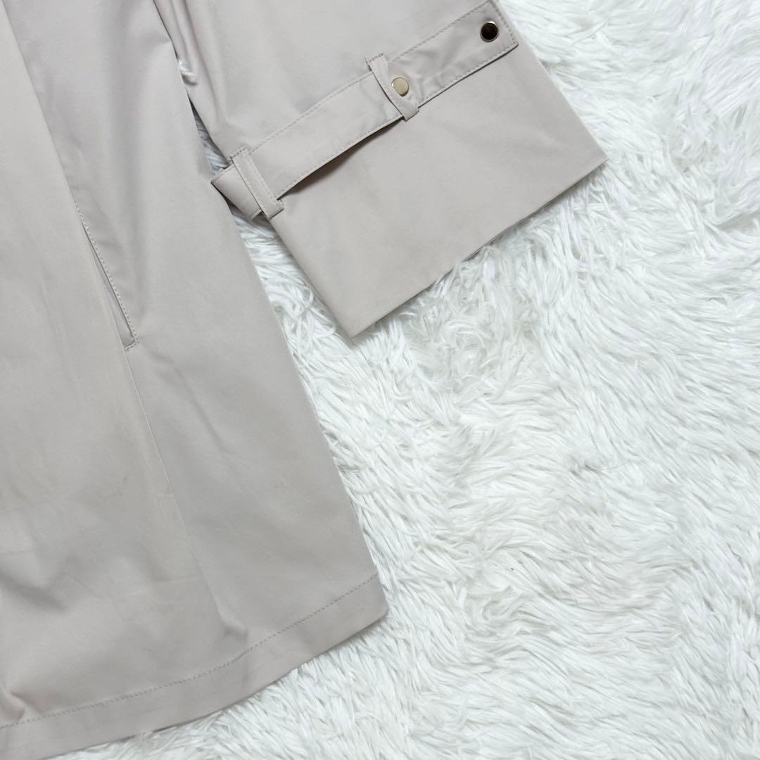 未使用級 今年モデル アナイ ブライトツイルフレアミドルコート 38 ベージュ