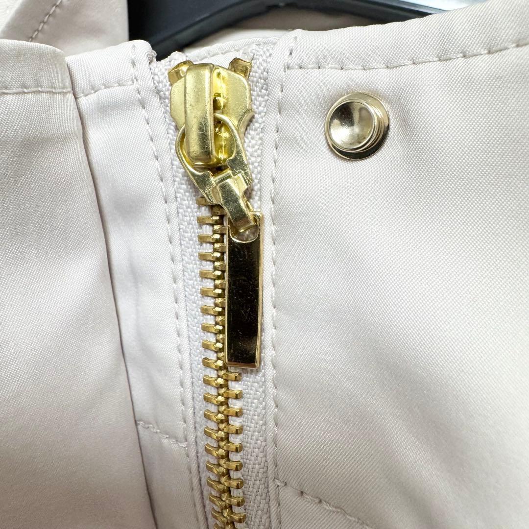 未使用級 今年モデル アナイ ブライトツイルフレアミドルコート 38 ベージュ