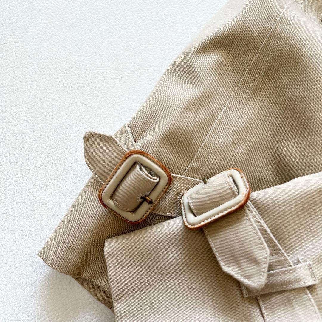 ▼80s アクアスキュータム XL相当 トレンチコート Aqua5 英国 UK製