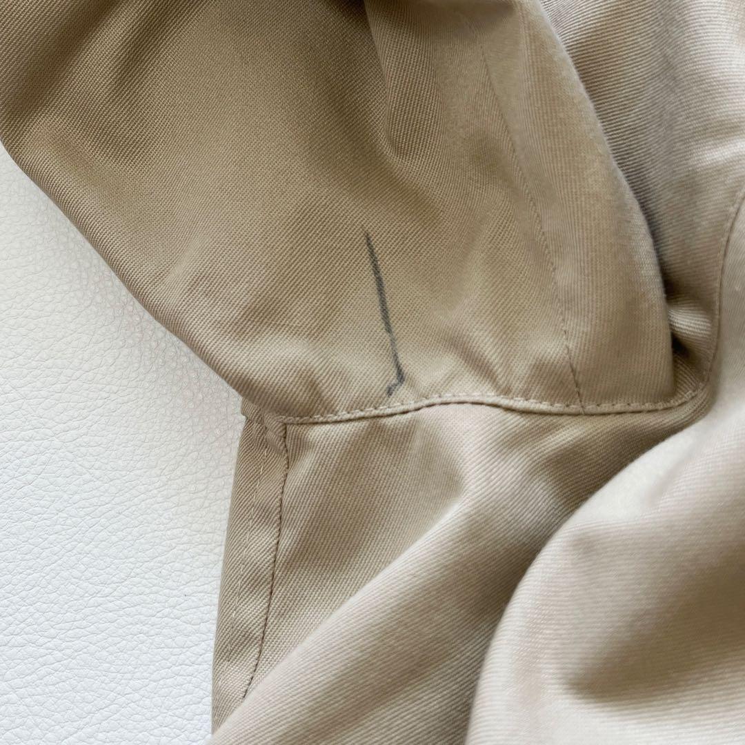 ▼80s アクアスキュータム XL相当 トレンチコート Aqua5 英国 UK製