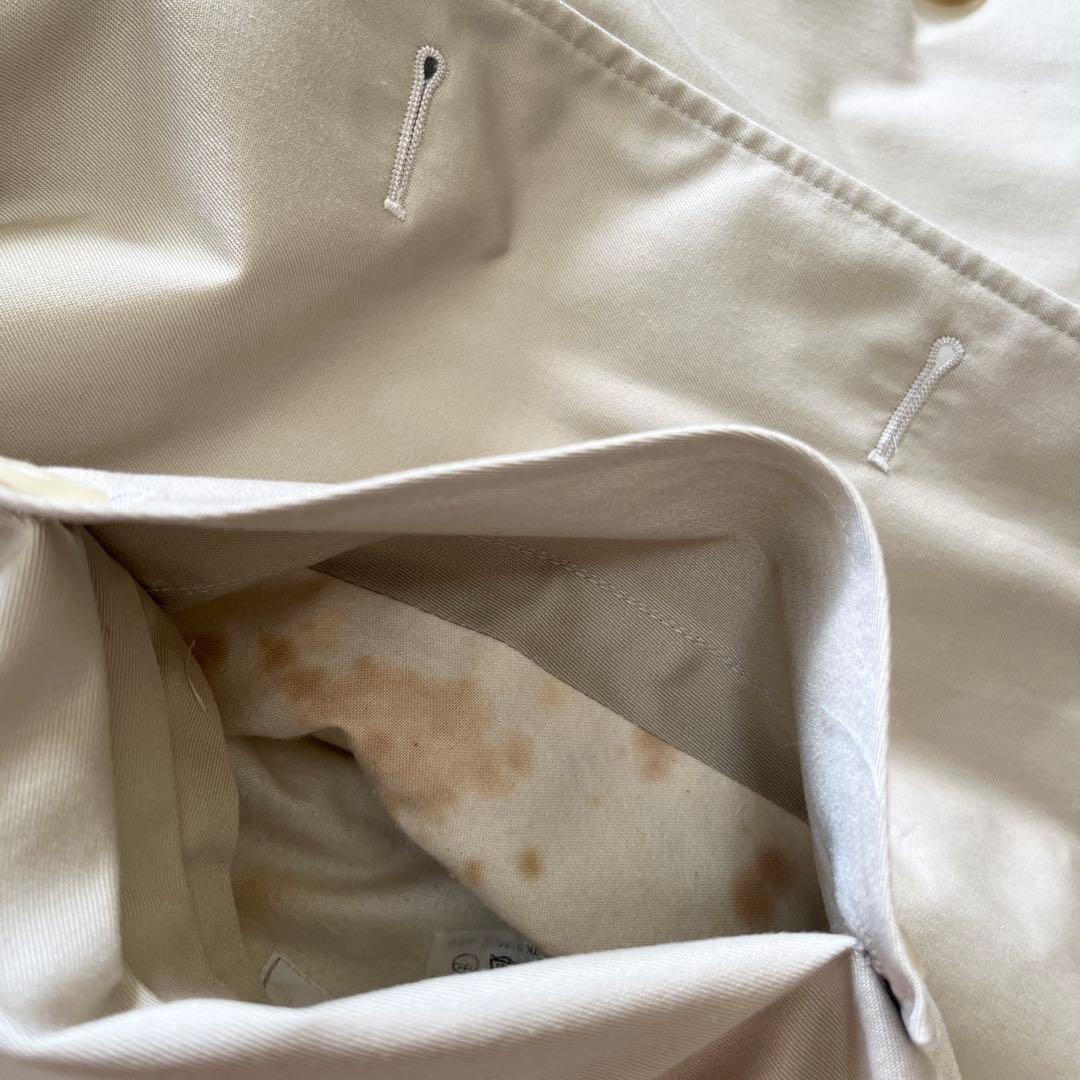 ▼80s アクアスキュータム XL相当 トレンチコート Aqua5 英国 UK製