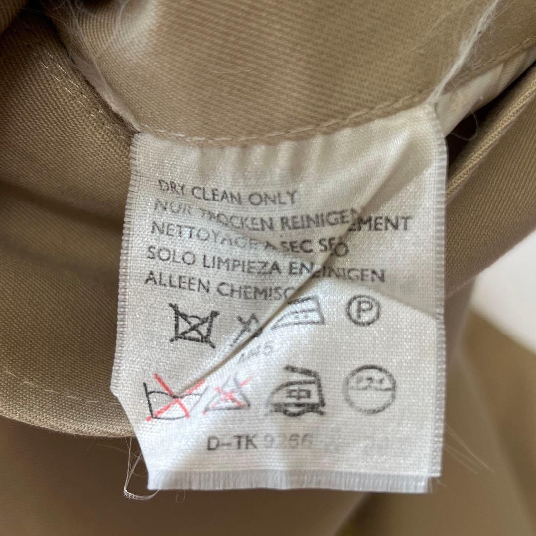 ▼80s アクアスキュータム XL相当 トレンチコート Aqua5 英国 UK製