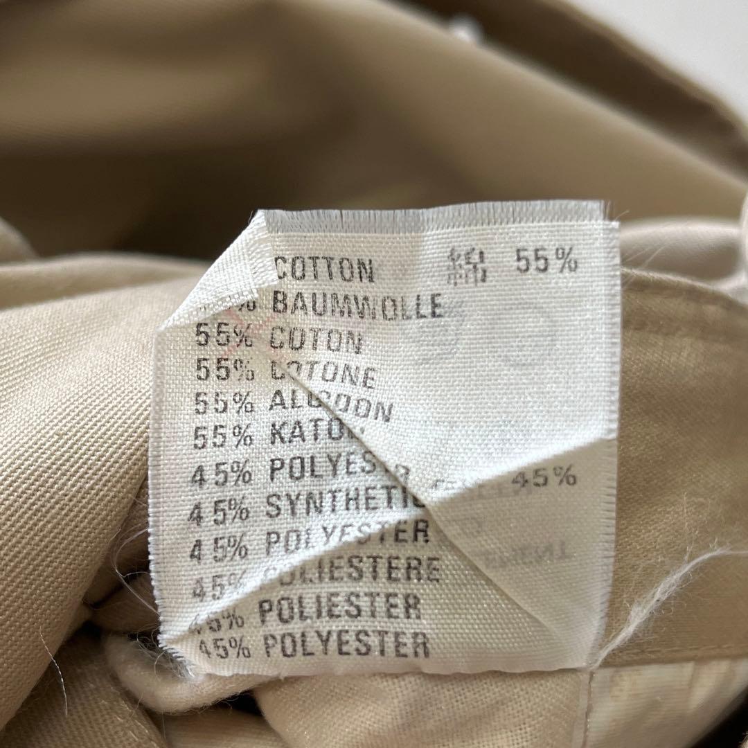 ▼80s アクアスキュータム XL相当 トレンチコート Aqua5 英国 UK製