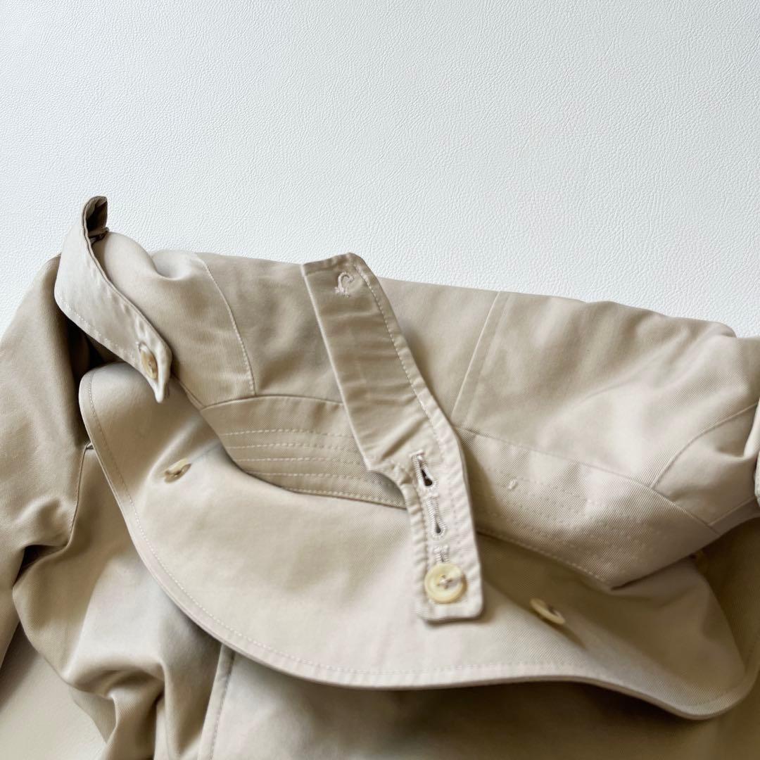 ▼80s アクアスキュータム XL相当 トレンチコート Aqua5 英国 UK製