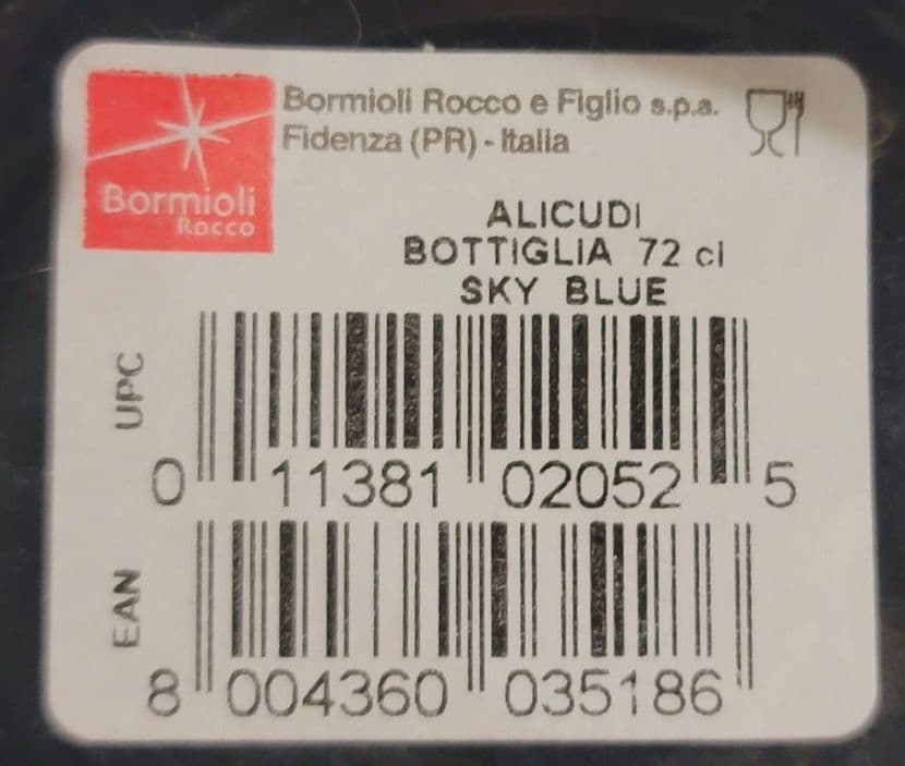 イタリア製 ボルミオリ・ロッコ ガラスタンブラー ピッチャー ボトル 5本