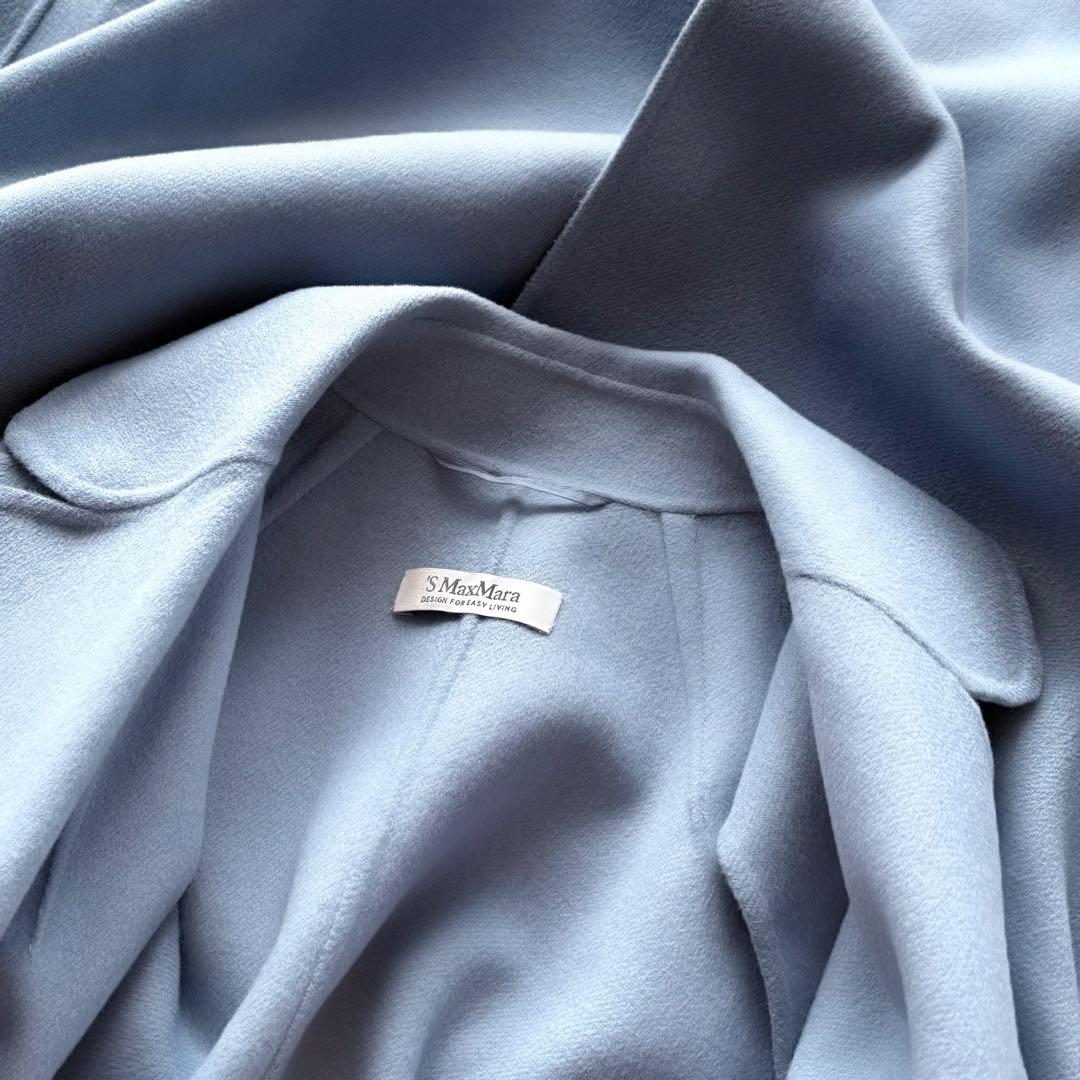 新品同様‼️マックスマーラ クチートアマーノ ダブルフェイス ウールアンゴラジレ