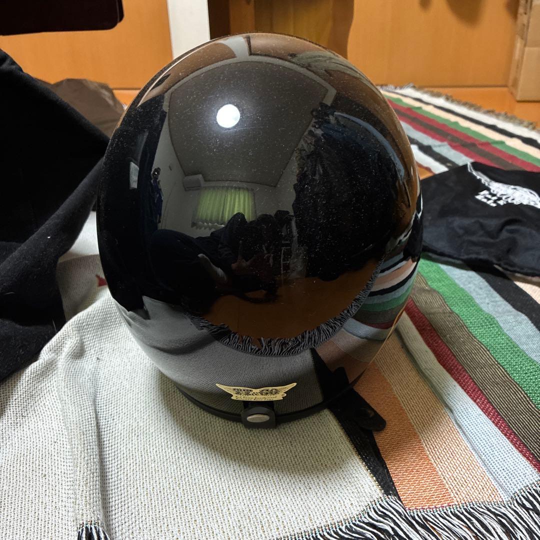 tt&co マッドマッスク　ブラック フルフェイスヘルメット ミラーシールド付き