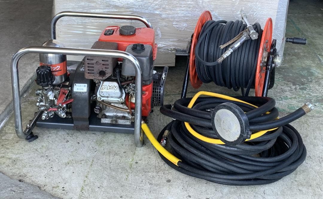 丸山 セット動噴 動力噴霧機 MS410EC セラミックユニフロー動噴