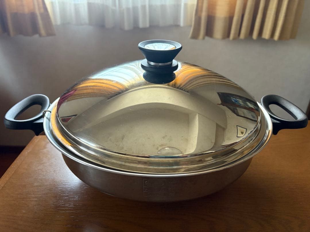 アムウェイ　クイーンクックウェア　ウォック　中華鍋　両手鍋　無水鍋