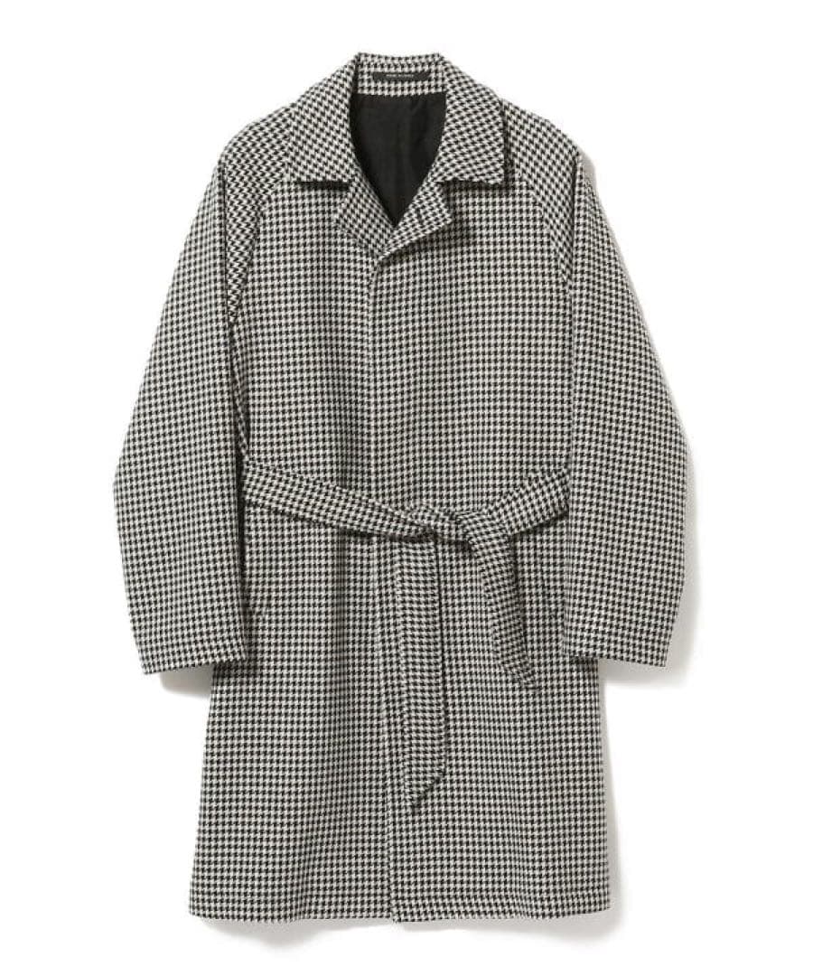 タリアトーレ Brilla 別注 ハウンドトゥース バルカラーコート