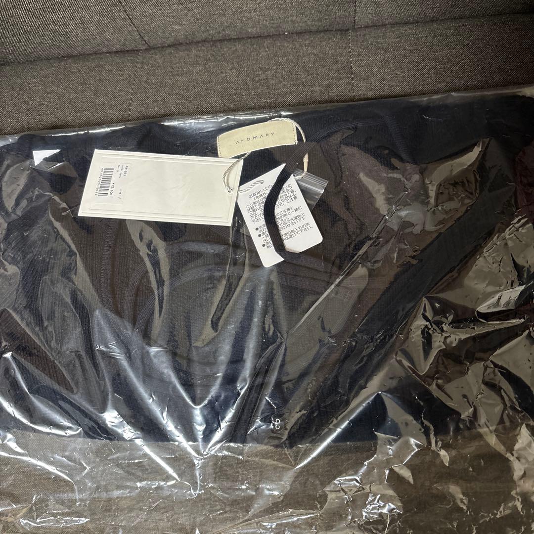 Raelynn knit tops ANDMARY navy▲0.5