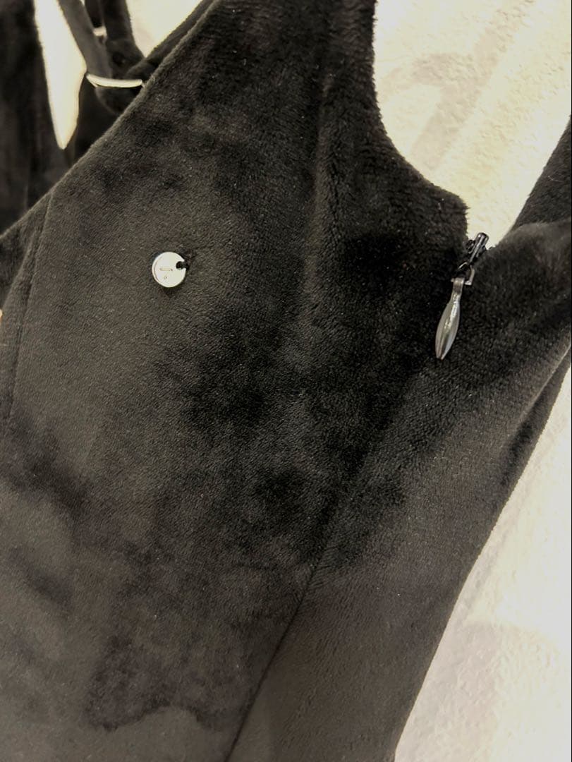 アンドマリー　Betty velour mini dress