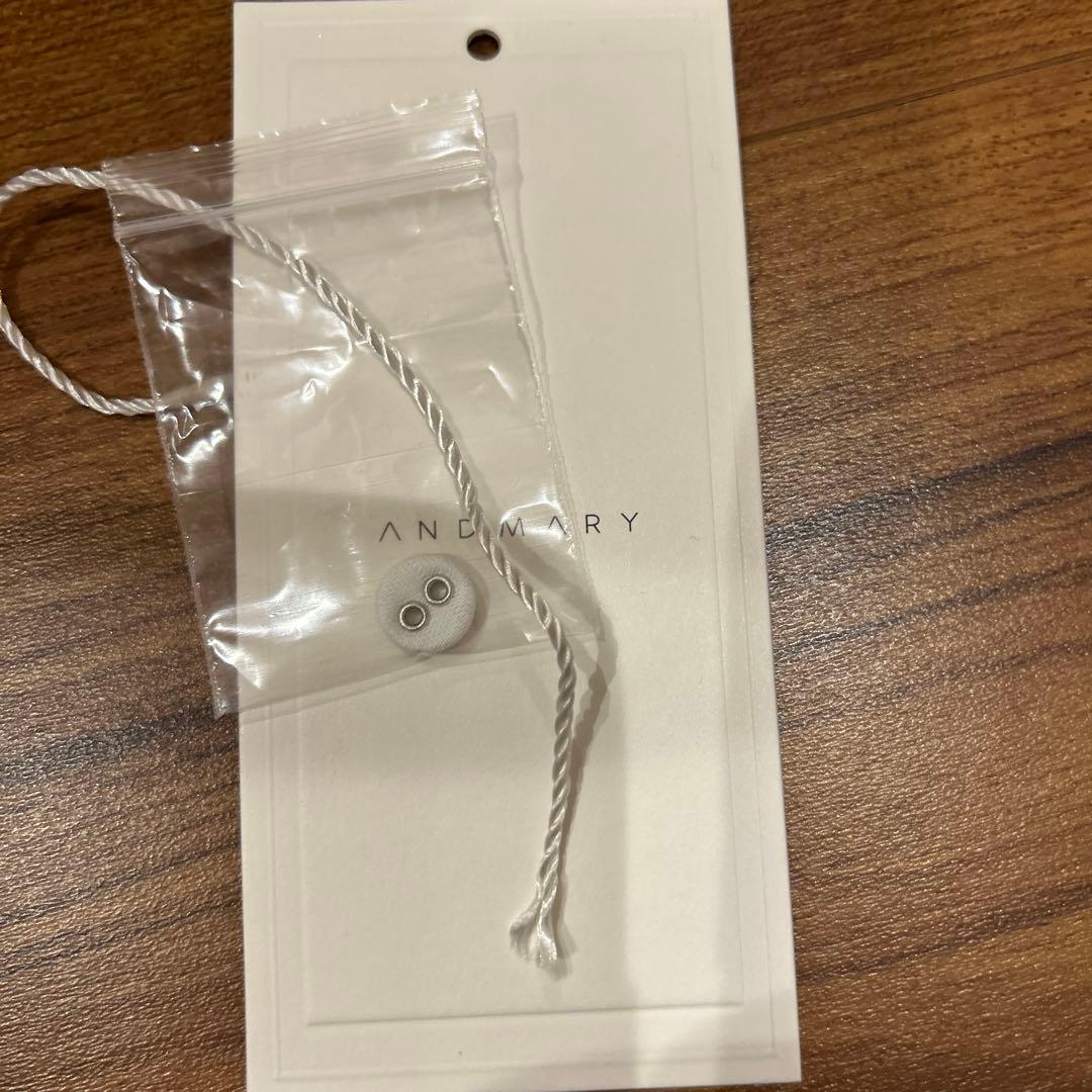 アンドマリー　Betty velour mini dress