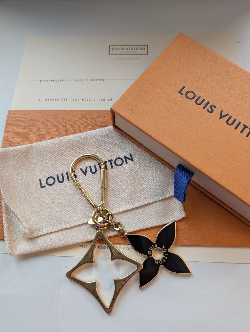 ルイヴィトン モノグラム ポルトクレパズル　キーホルダー