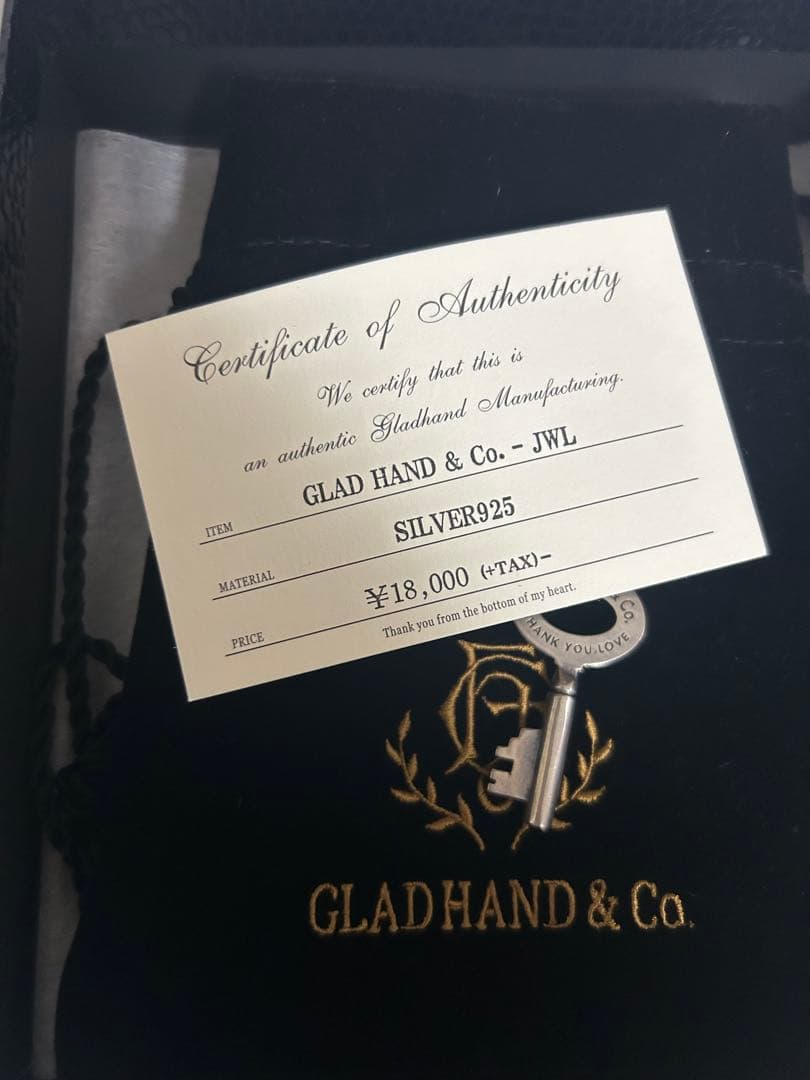 GLAD HAND ネックレス　シルバー925 ペンダント weirdo