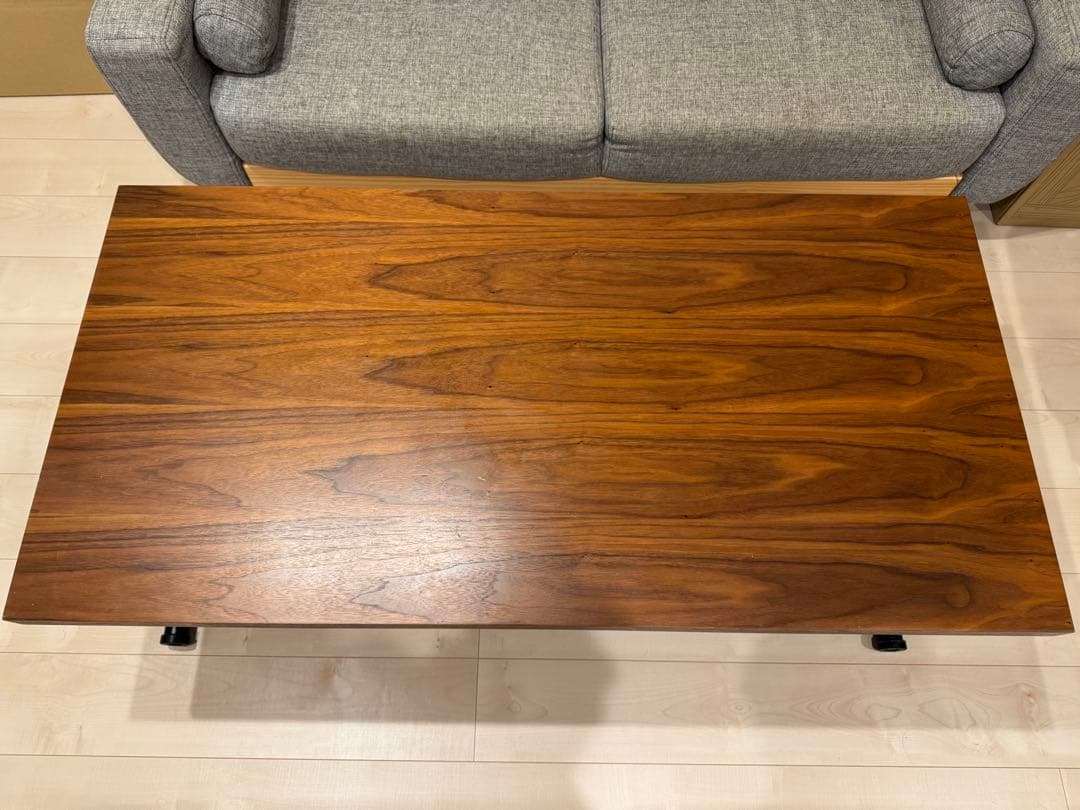 昇降ダイニングテーブル　アクティブ　ウォルナット